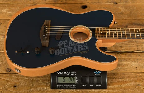 Fender American Acoustasonic Telecaster - Ebony - Steel Blue