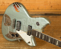 Novo Custom Series Serus J Baritone | Ice Blue Metallic over '64 3-Tone Burst