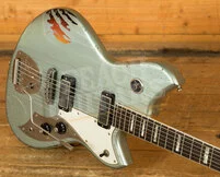 Novo Custom Series Serus J Baritone | Ice Blue Metallic over '64 3-Tone Burst