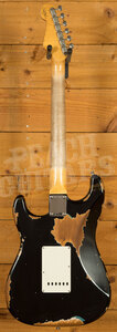 Fender Custom Shop 59 Stratocaster Heavy Relic Black over Ocean Turquoise w/CC Hardware