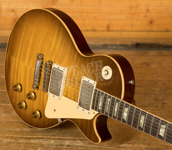 Gibson Custom '59 Les Paul Standard - Handpicked Top - Green Lemon Fade VOS NH