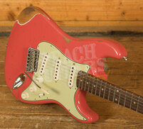 Fender Custom Shop 59 Strat | Heavy Relic Faded Fiesta Red