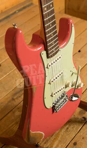 Fender Custom Shop 59 Strat | Heavy Relic Faded Fiesta Red