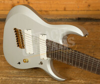 Ibanez RGD Axe Design Lab | RGDMS8 - 8-String Multi Scale - Classic Silver Metallic