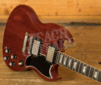 Gibson Custom '61 Les Paul SG Standard Reissue Stop-Bar VOS Cherry Red