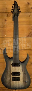 Mayones Duvell BL 7 Trans Natural Black Burst Matte