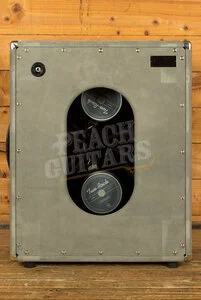 Two-Rock 2x12 Vertical Electric Guitar Amplifier Cabinet - Grey Suede (Silver Sterling Signature)