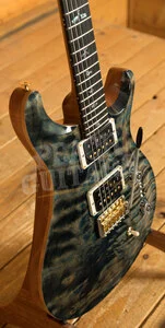PRS Wood Library Custom 24-08 | Faded Whale Blue 1-Piece Quilt 10-Top