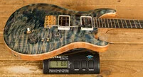 PRS Wood Library Custom 24-08 | Faded Whale Blue 1-Piece Quilt 10-Top