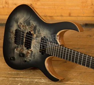 Mayones Duvell Elite 6 - Ebony - Trans Graphite Burst Satin