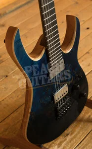 Mayones Duvell Elite 6 - Ebony - Trans Black Blue Horizon Gloss