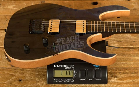 Mayones Duvell Elite 6 - Ebony - Trans Black Blue Horizon Gloss