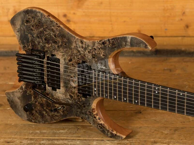 *Mayones Hydra Elite Pro 7 - Ebony - Trans Graphite - NAMM 2021 Display Guitar - 7-String