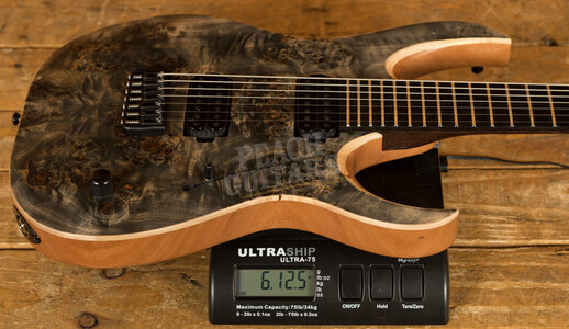 Mayones Duvell Elite 7 Trans Graphite - NAMM 2021 Display Guitar