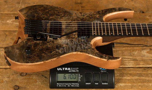 *Mayones Hydra Elite Pro 7 - Ebony - Trans Graphite - NAMM 2021 Display Guitar - 7-String