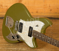 Novo Select Serus J | Uffington Green - Aged Pearloid Pickguard