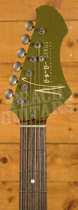 Novo Select Serus J | Uffington Green - Aged Pearloid Pickguard