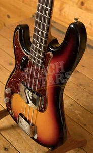 Fender Custom Shop 62 Precision Bass Left-Handed - Journeyman 3-Tone Sunburst