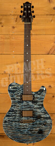 Nik Huber Dolphin II - Atlantic Blue - Exceptional Quilted Maple Top
