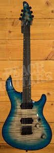 Mayones Regius Core 6 Trans Jeans Black 3-Tone Blue Burst Gloss