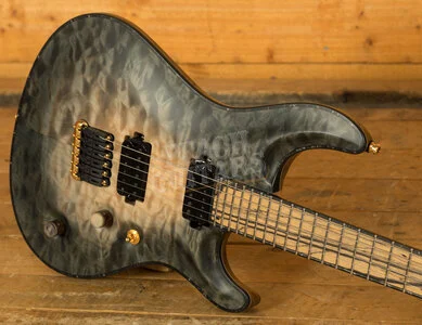 Mayones Regius Core 6 Trans Natural Fade Black Burst Out Satin