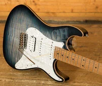 Suhr Standard Plus Faded Trans Whale Blue Burst Maple 