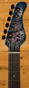 Mayones Aquila Elite S 6 - Ebony - Trans Dirty Purple Blue Burst Gloss