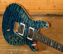 PRS Wood Library Custom 24-08 | River Blue Quilt 10-Top