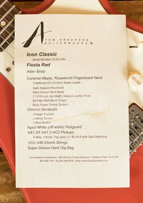 Tom Anderson Icon Classic | Fiesta Red