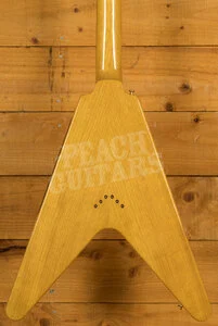 Gibson Custom Shop 1958 Korina Flying V White Pickguard VOS Historic Collection