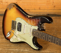 Fender Custom Shop 61 Stratocaster HSS Heavy Relic 3-Tone Sunburst