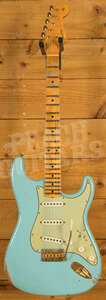 Fender Custom Shop LTD '62 Bone Tone Strat Relic Faded Aged Daphne Blue
