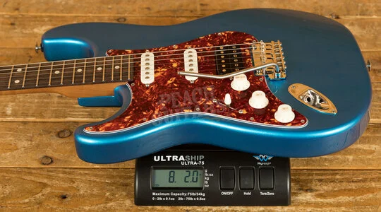 Suhr Classic Pro Peach LTD Flame Maple/Rosewood Lake Placid Blue Left Handed
