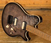 Music Man Axis Collection | Axis Super Sport - Charcoal Cloud Flame