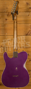 Fender Custom Shop '52 Tele Purple Metallic over Inca Silver
