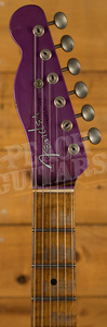Fender Custom Shop '52 Tele Purple Metallic over Inca Silver