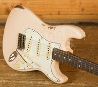 Fender Custom Shop Limited 60 Strat | Relic Super Faded Aged Shell Pink