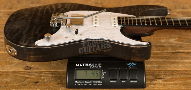 Mayones Aquila QM 6 Antique Black Quilted Maple