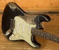 Fender Custom Shop Masterbuilt Levi Perry 62 Strat - Heavy Relic Black