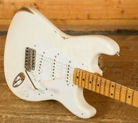 Fender Custom Shop Limited Fat 54 Strat - Relic Aged Arctic White