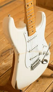 Fender Custom Shop Limited Fat 54 Strat - Relic Aged Arctic White
