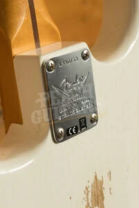 Fender Custom Shop Limited Fat 54 Strat - Relic Aged Arctic White