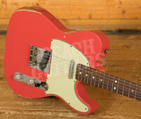 Fender Custom Shop 2023 Collection '64 Tele Relic | Aged Fiesta Red