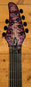 Mayones Regius PRO 7 - Ebony - Transparent Natural Fade Purple Burst Out Gloss - 7-String