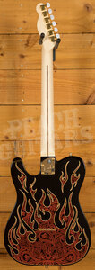 Fender James Burton Telecaster - Maple - Red Paisley Flames
