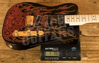 Fender James Burton Telecaster - Maple - Red Paisley Flames