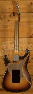 Fender Custom Shop Masterbuilt Dale Wilson 60 Strat HSS - Heavy Relic Chocolate 3-Tone Sunburst