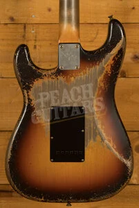 Fender Custom Shop Masterbuilt Dale Wilson 60 Strat HSS - Heavy Relic Chocolate 3-Tone Sunburst