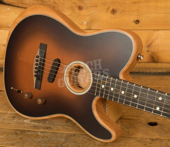 Fender American Acoustasonic Telecaster - Ebony - Sunburst