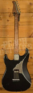 Xotic California Classic XSC-2 - Black Super Heavy Ageing SS Frets